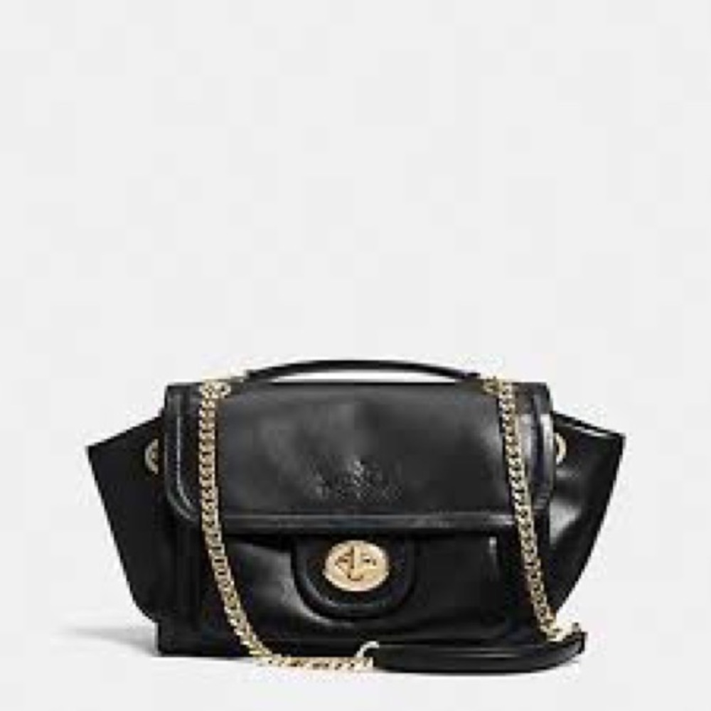 Coach leather black ranger crossbody bag